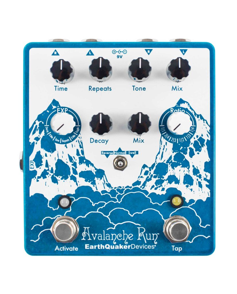 avalanche run earthquaker devices pédales reverb delay