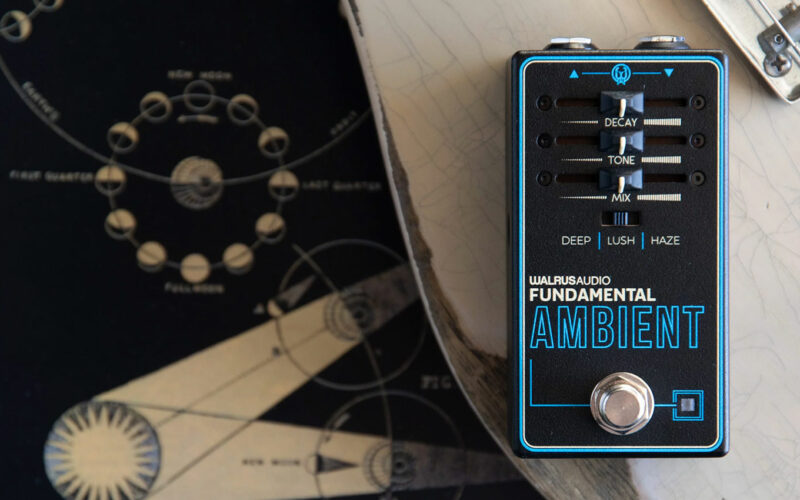 walrus audio fundamental series ambient reverb pédales