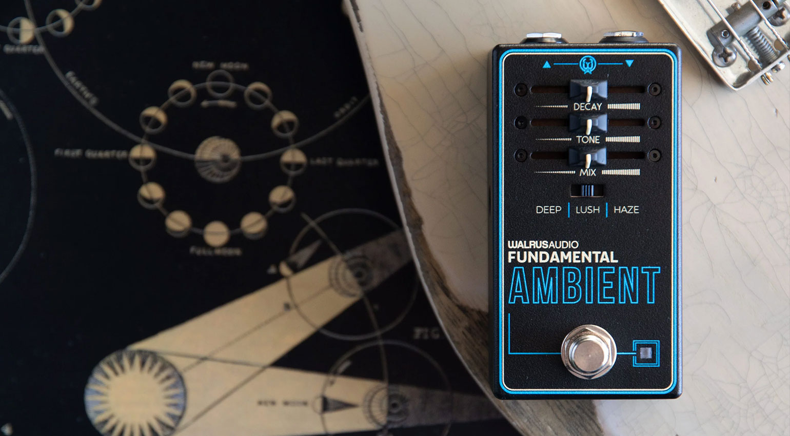 walrus audio fundamental series ambient reverb pédales