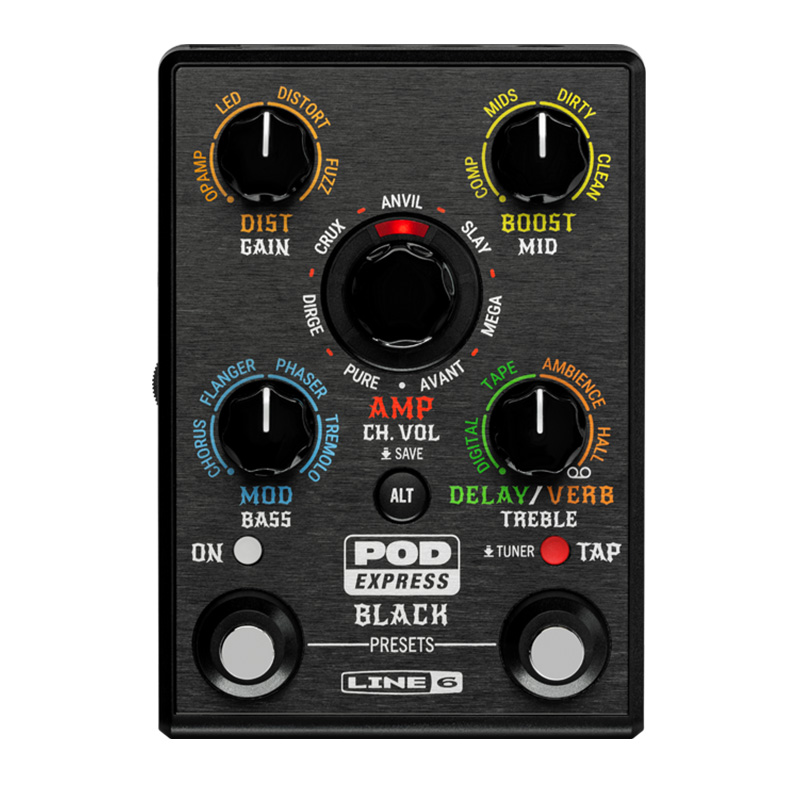 Line 6 POD Express Black métal