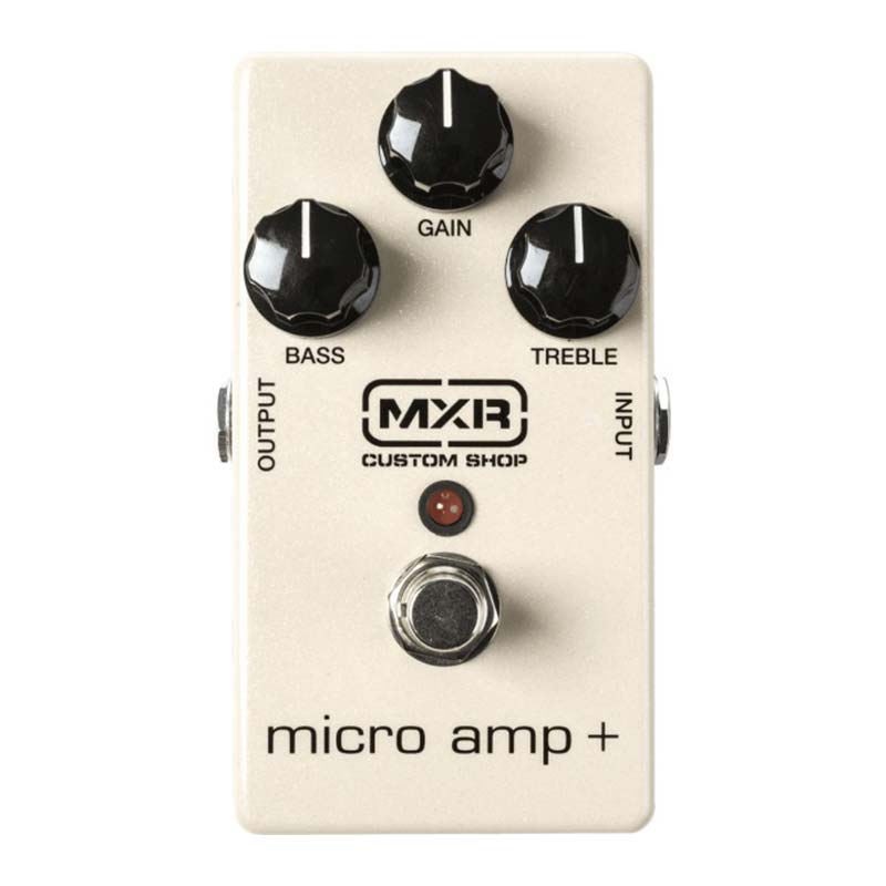 MXR Micro Amp jack white