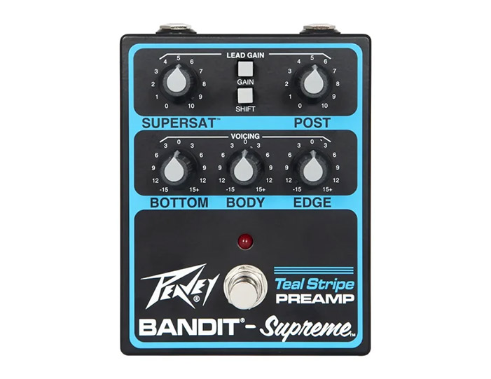 Preamp Peavey Bandit Supreme Teal Stripe Pedal