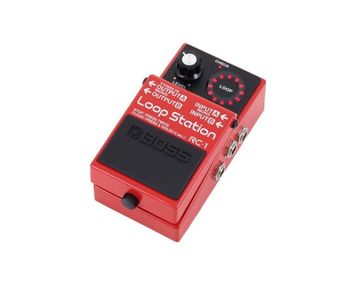 Boss RC-1 Loop Station, compact stereo looper with LED ring