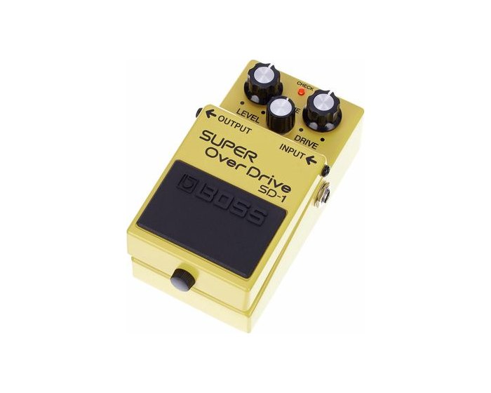 Boss SD-1 Super OverDrive, overdrive jaune classique