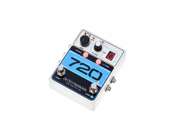 Electro-Harmonix 720 Stereo Looper, a stereo looper with two footswitches