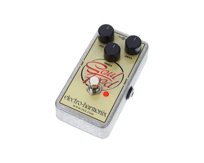 Electro-Harmonix Soul Food, overdrive transparente inspirée de la Klon