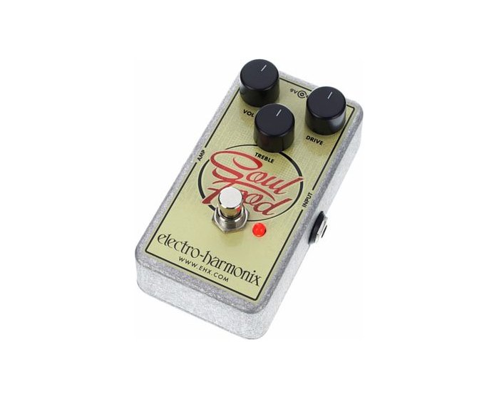 Electro-Harmonix Soul Food, overdrive transparente inspirée de la Klon