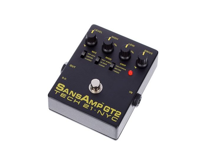 Tech 21 SansAmp GT2, préampli et simulateur d'ampli analogique