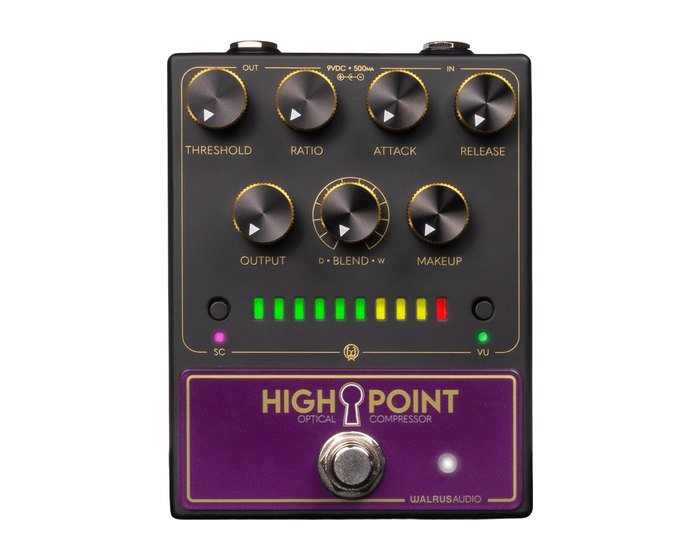 Walrus Audio Highpoint, compresseur optique analogique de la série Monarch